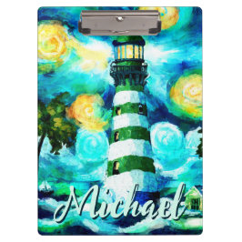 Pranchetas Farol tropical e Palmeiras personalizadas