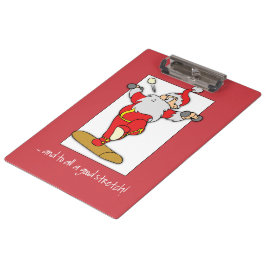 Pranchetas Feliz exercício de Malhação Natal com Papais noeis