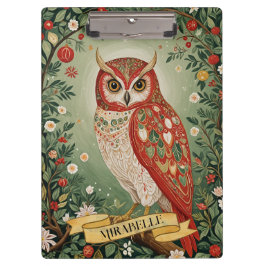 Pranchetas Festivo Foliage Owl Personalizado
