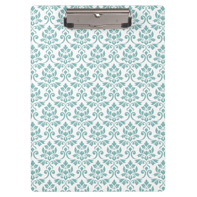 Pranchetas Feuille Damask Teal Pattern (Frente)