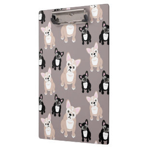Pranchetas Filhotes de cachorro bonitos do buldogue francês