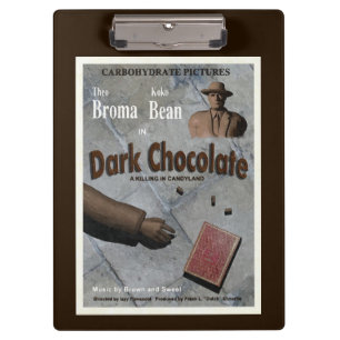 Pranchetas Filme de Chocolate Negro