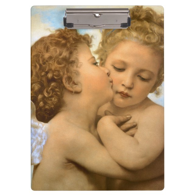 Pranchetas First Kiss (detalhe de anjo), de Bouguereau (Frente)