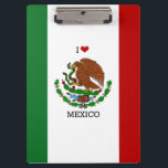 Pranchetas Flag of Mexico<br><div class="desc">Flag of Mexico... I Love Mexico.</div>