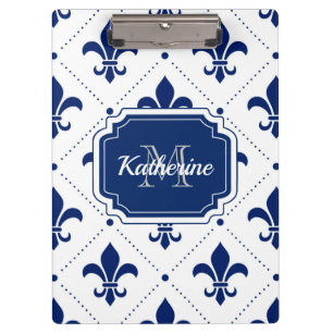 Pranchetas Fleur-de-lis Pattern
