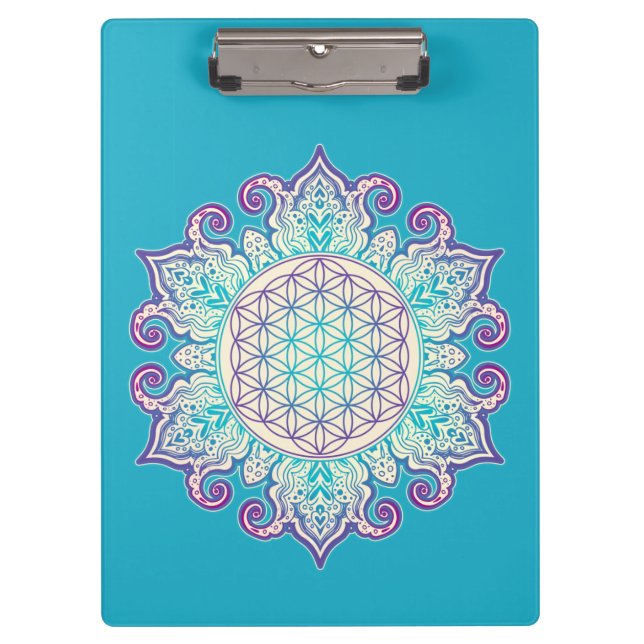 Pranchetas Flor da Vida - Mandala Indiana 2 (Frente)