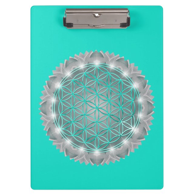 Pranchetas FLOR DA VIDA - Sagrado Geometrie Light 2 (Frente)