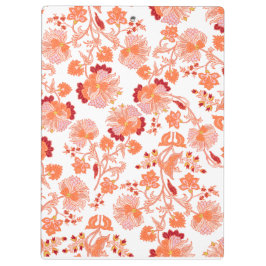 Pranchetas "Flor de Coral" Capa Dura Espiral Artística