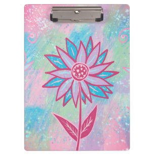 Pranchetas Flor de Pastel, desenhado à mão,