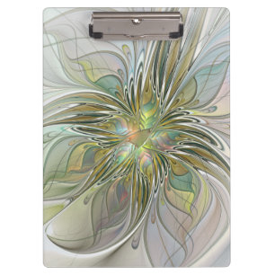 Pranchetas Flor moderna da arte do Fractal da fantasia floral