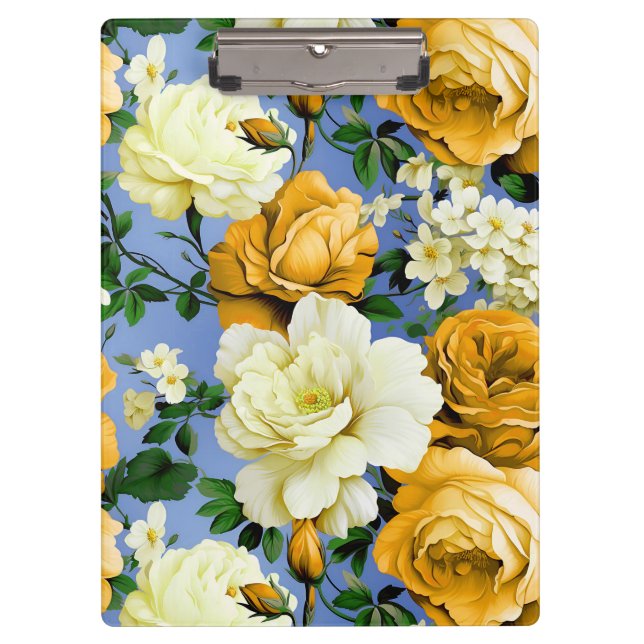 Pranchetas Flor Rosa Amarelo Grande (Frente)