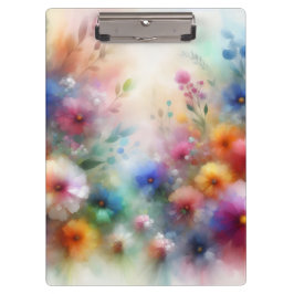 Pranchetas Floral Abstrato em Estilo Aquarela