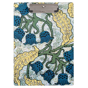 Pranchetas Floral Blue Flowers Lily Valley Repetindo