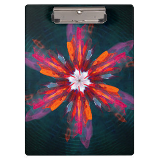 Pranchetas Floral Flores de Mandala Laranja Vermelho Abstrato