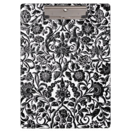 Pranchetas "Floral Monocromático" Capa Dura Artística Espiral