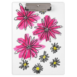 Pranchetas Flores Brancas e Rosa Quiméricas