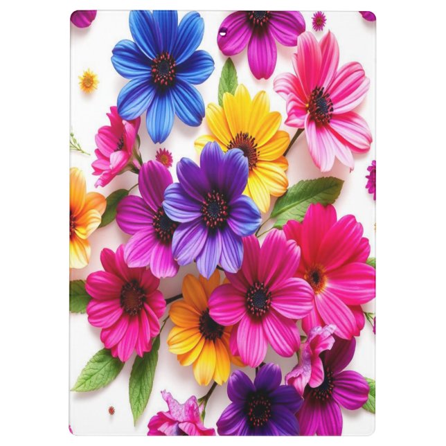 Pranchetas flores coloridas (Verso)