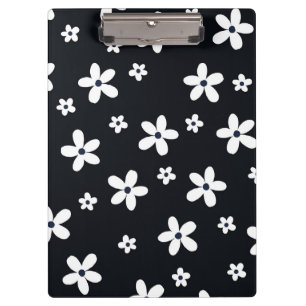 Pranchetas Flores de Margarida Negra-Negra Summer Boho