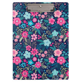 Pranchetas Flores de Turquesa Rosa-Rosa-Ditzy | Área de Trans