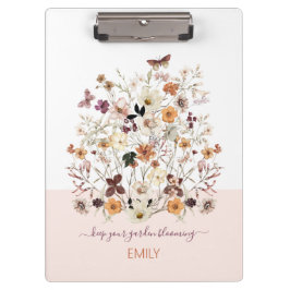 Pranchetas Flores Selvagens Presas Flores Botânicas