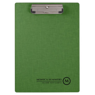 Pranchetas Floresta Minimalista Verde Linho Texto Personaliza