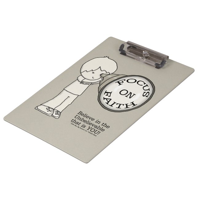 Pranchetas Foco Na Fé (Inclinado)