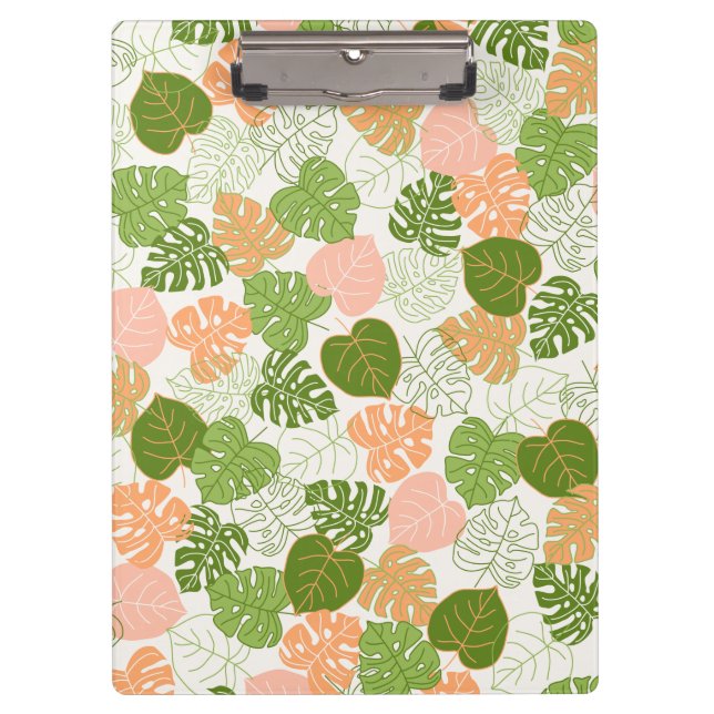 Pranchetas Folha de Monstera Tropical (Frente)