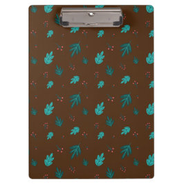 Pranchetas Folhas de Árvore Evergreen e Berries Red Holly