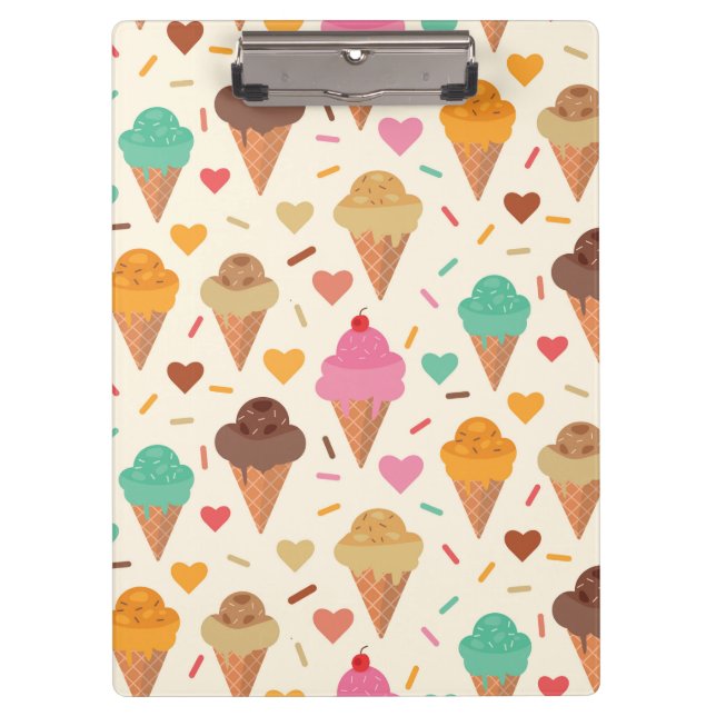 Pranchetas Folhas de Papel de Moldagem do Padrão de Creme de  (Frente)