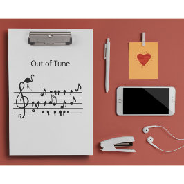 Pranchetas Fora de Tune Flamingo juntando-se a comilões