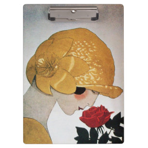 Pranchetas Forma da beleza da ROSA VERMELHA da SENHORA COM