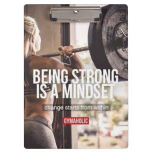 Pranchetas Forte Mindset - Inspiração Malhação feminina