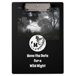 Pranchetas Foto de Monograma de Silhueta Geneta Grande