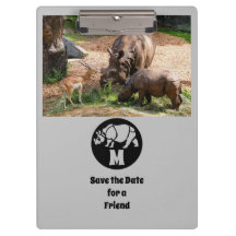 Foto de Monograma do Unicorn Rhino Silhouette