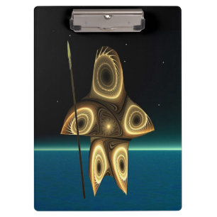 Pranchetas Fractal Inuit Hunter