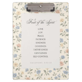 Pranchetas Fruit of the Spirit Galatians 5:22–23 Bible Verse 