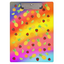 Fruta Arco-íris com Limão de Morango Laranja