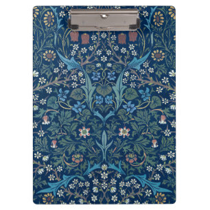 Pranchetas Fundo Azul Morris Vintage Padrão Blackthorn