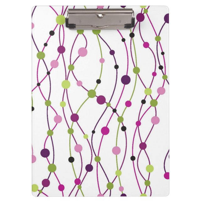 Pranchetas Fundo colorido do ponto (Frente)