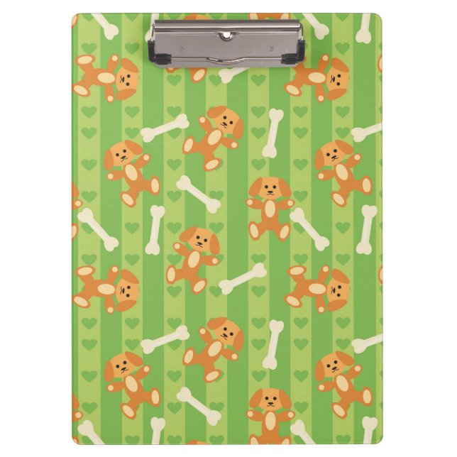 Pranchetas fundo com cães e ossos (Frente)