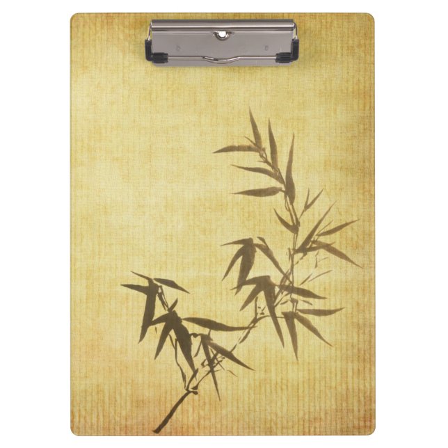 Pranchetas Fundo de papel de bambu manchado Grunge (Frente)