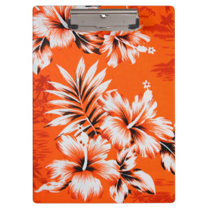 Pranchetas Fundo havaiano da flor do hibiscus