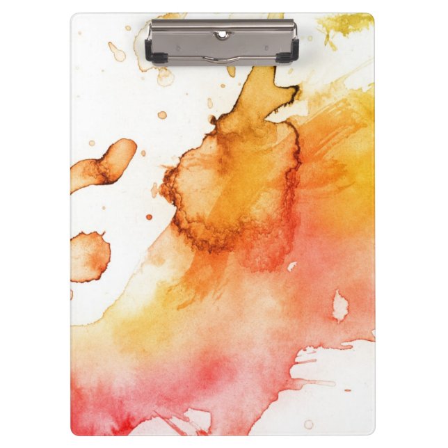 Pranchetas Fundo pintado mão 3 da aguarela abstrata (Frente)