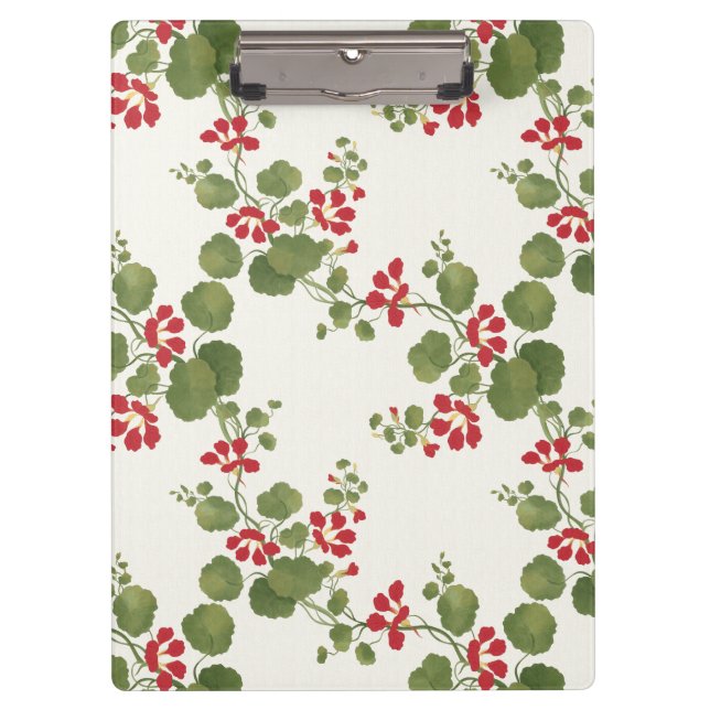 Pranchetas Fundo Red Nasturtium Cream (Frente)