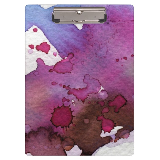 Pranchetas Fundo roxo da aguarela (Frente)