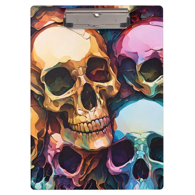 Pranchetas Funky Skulls (Frente)