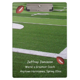 Pranchetas Futebol Campo, Grande Treinador Obrigado