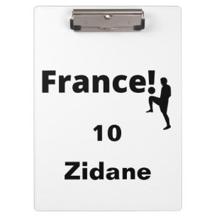 Pranchetas Futebol da França, personalizável