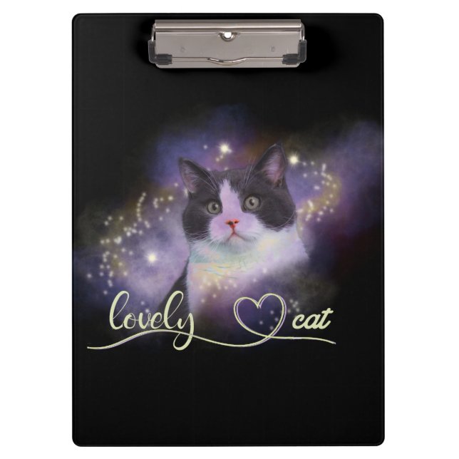 Pranchetas Galaxy Lovely Cat (Frente)