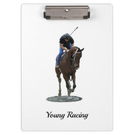 Pranchetas Galloping na área de transferência de cavalos de r